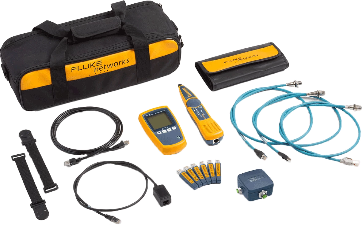 FLUKE NETWORKS MicroScanner PoE professional Industrial Ethernet kit